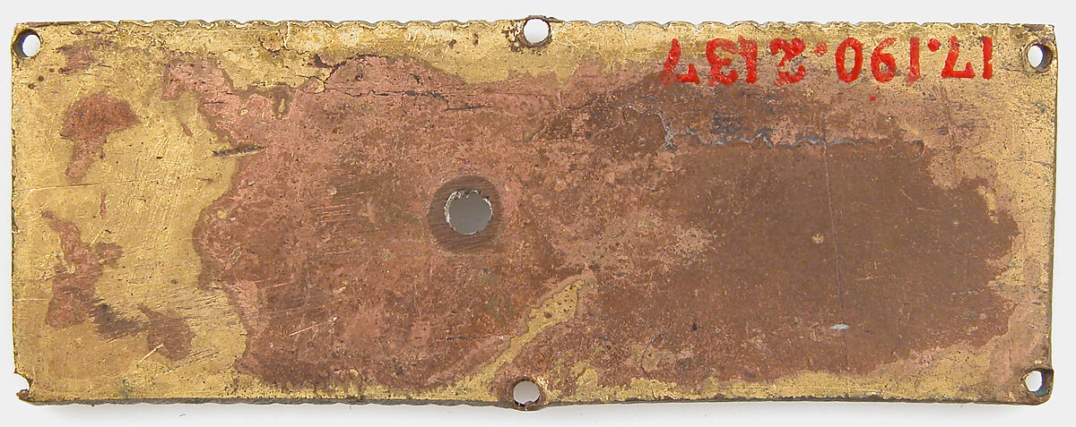 Plaque from a Reliquary Shrine, Champlevé enamel, copper alloy, gilt, German