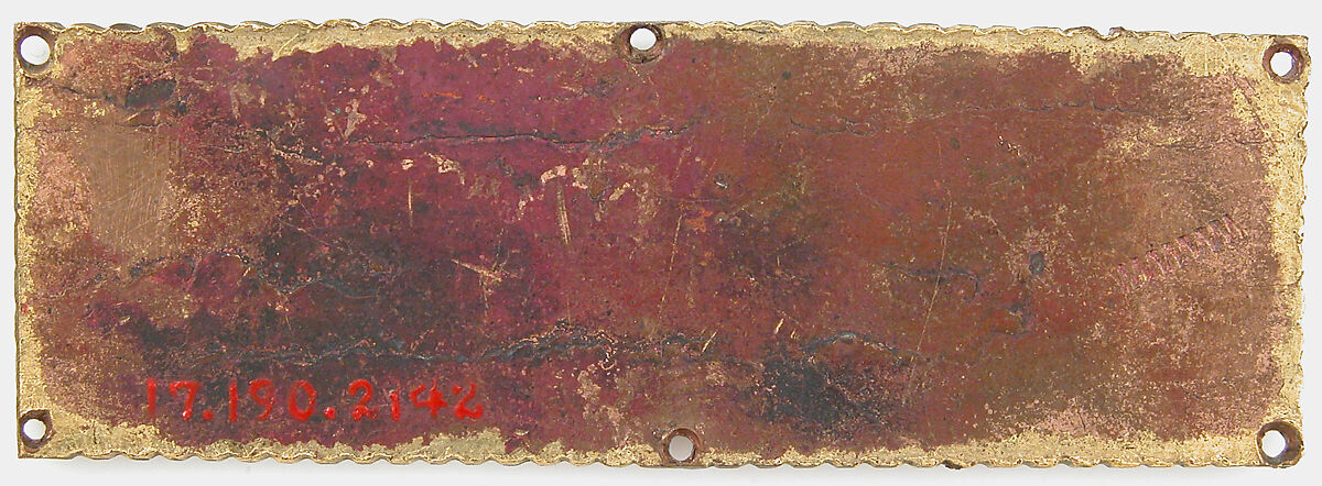 Plaque from a Reliquary Shrine, Champlevé enamel, copper alloy, gilt, German