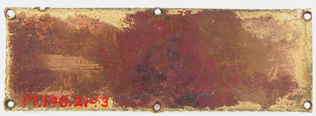 Plaque from a Reliquary Shrine, Champlevé enamel, copper alloy, gilt, German