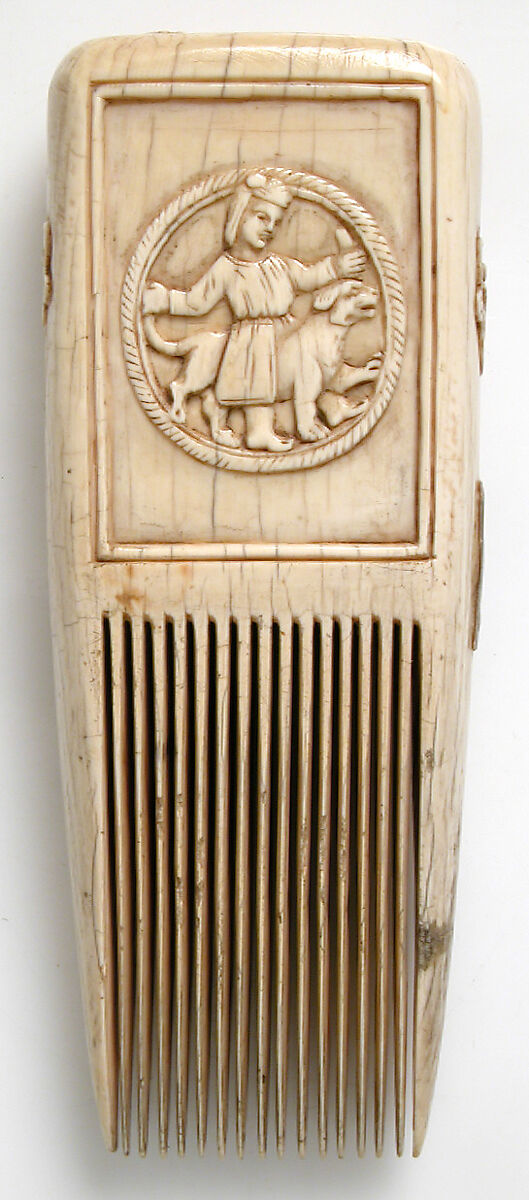 Comb, Elephant ivory, European (Medieval style)