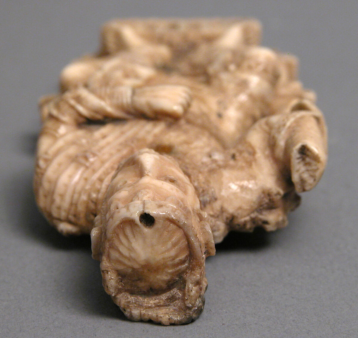 Figure of Samuel, Walrus Ivory, North French