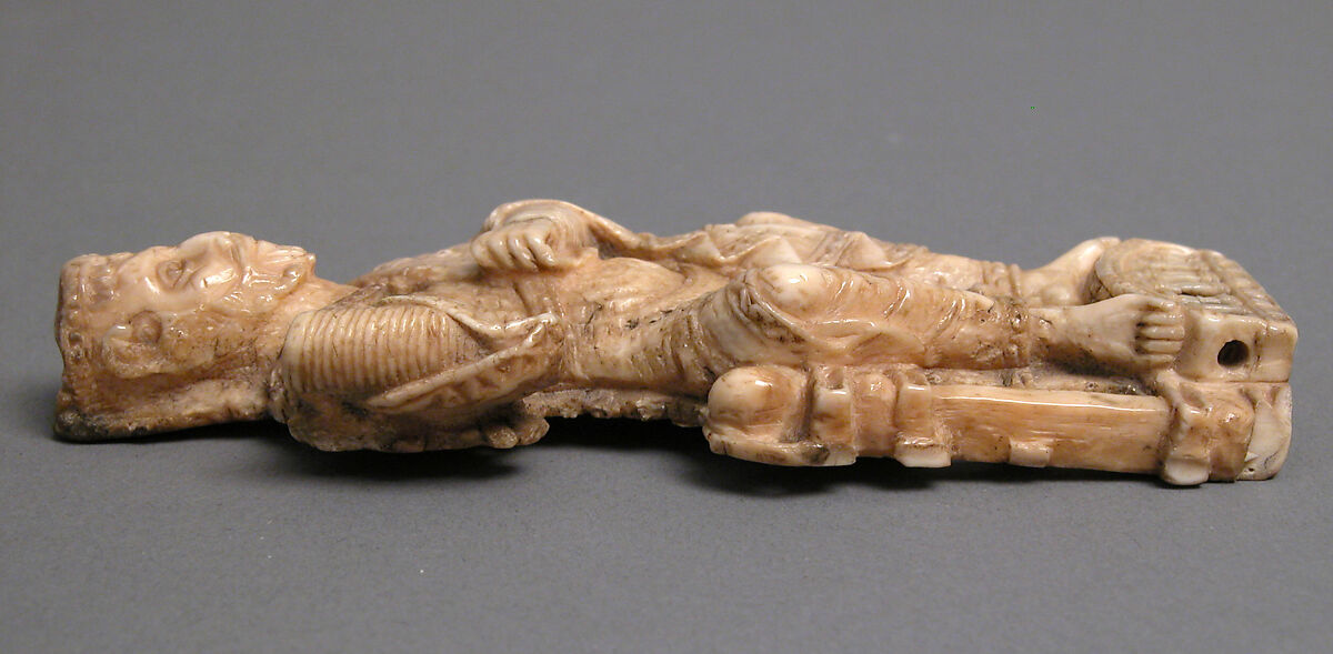 Figure of Samuel, Walrus Ivory, North French