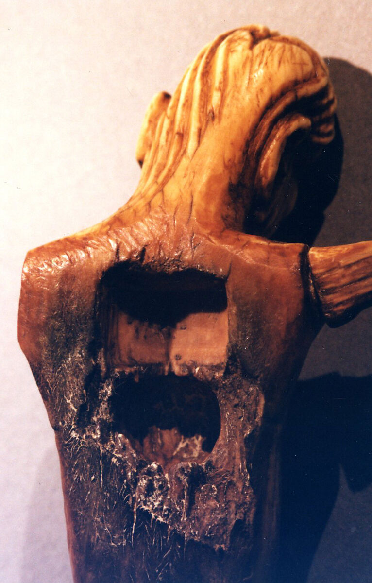 Reliquary Crucifix, Silver, gilded silver, and niello (cross); elephant ivory with gilding (corpus), North Spanish