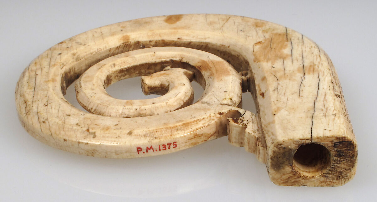 Crozier Head with Double Volute, Elephant ivory, South Italian