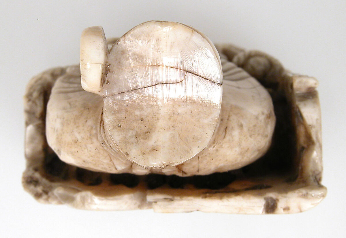 Bishop Chess Piece, Walrus ivory, Scandinavian