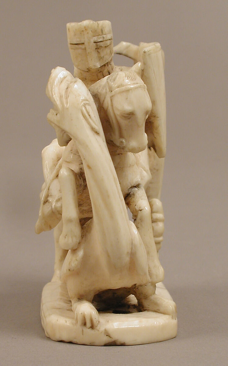 Knight Chess Piece, Walrus ivory, British