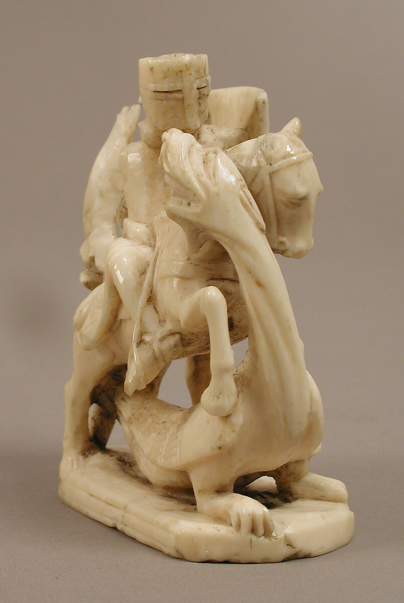 Knight Chess Piece, Walrus ivory, British