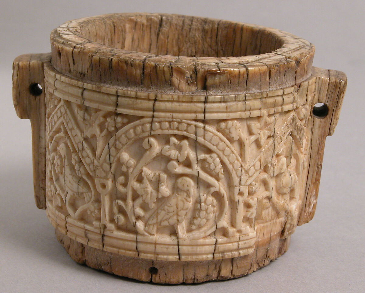 Mortar, Elephant ivory, Syrian (?)