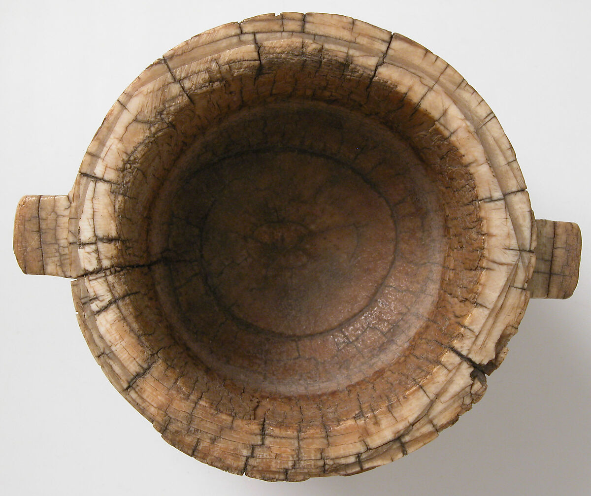 Mortar, Elephant ivory, Syrian (?)