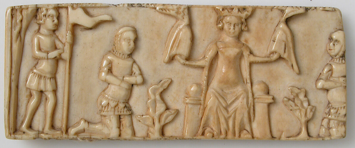 Fragment of a Comb, Elephant ivory, Italian