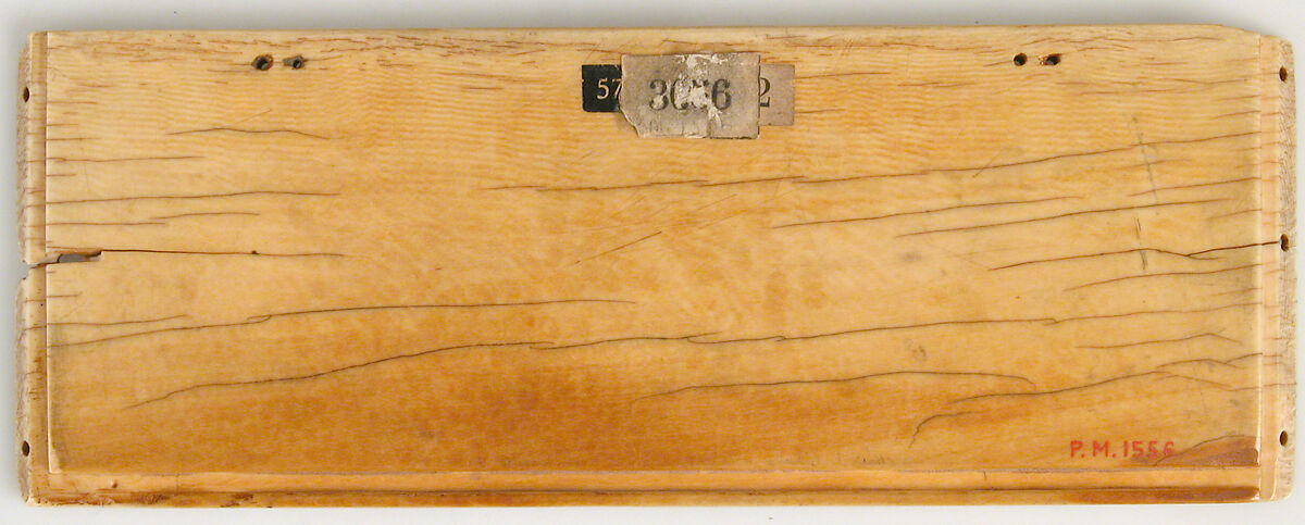 Panel from a Box with Scene of Jousting Knights, Elephant ivory, European (Medieval style)