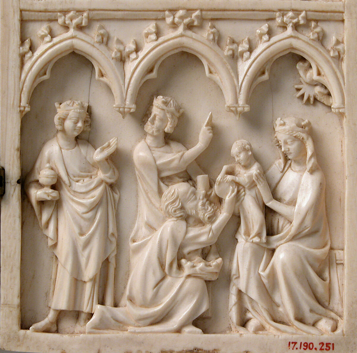 Diptych with Scenes from the Lives of Jesus and Mary, Elephant ivory with metal mounts, French