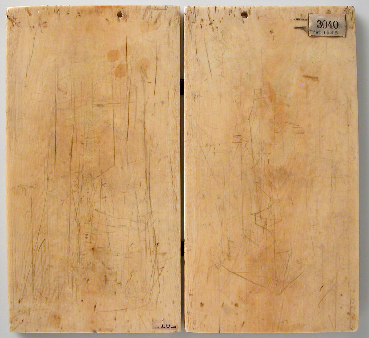 Diptych with Scenes from the Lives of Jesus and Mary, Elephant ivory with metal mounts, French