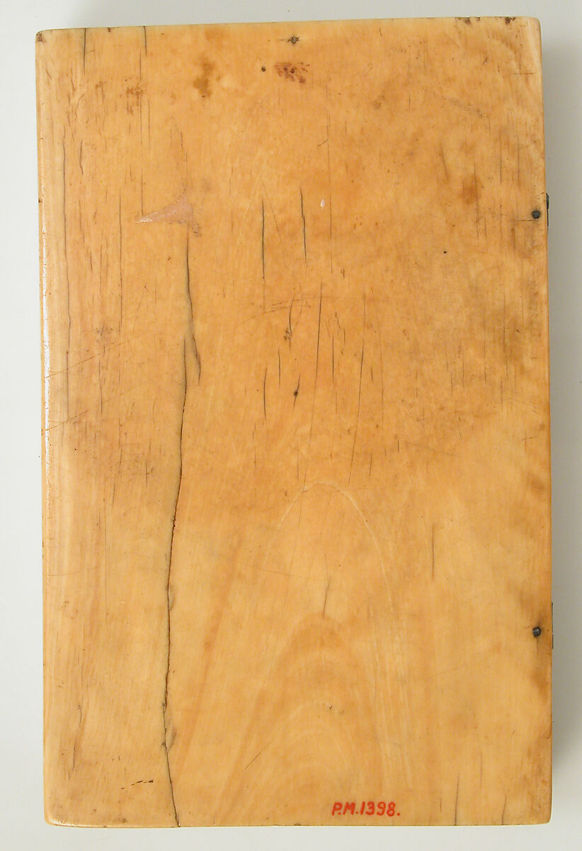 Diptych with Scenes from the Life of Christ, Elephant ivory with traces of paint and metal mounts, French