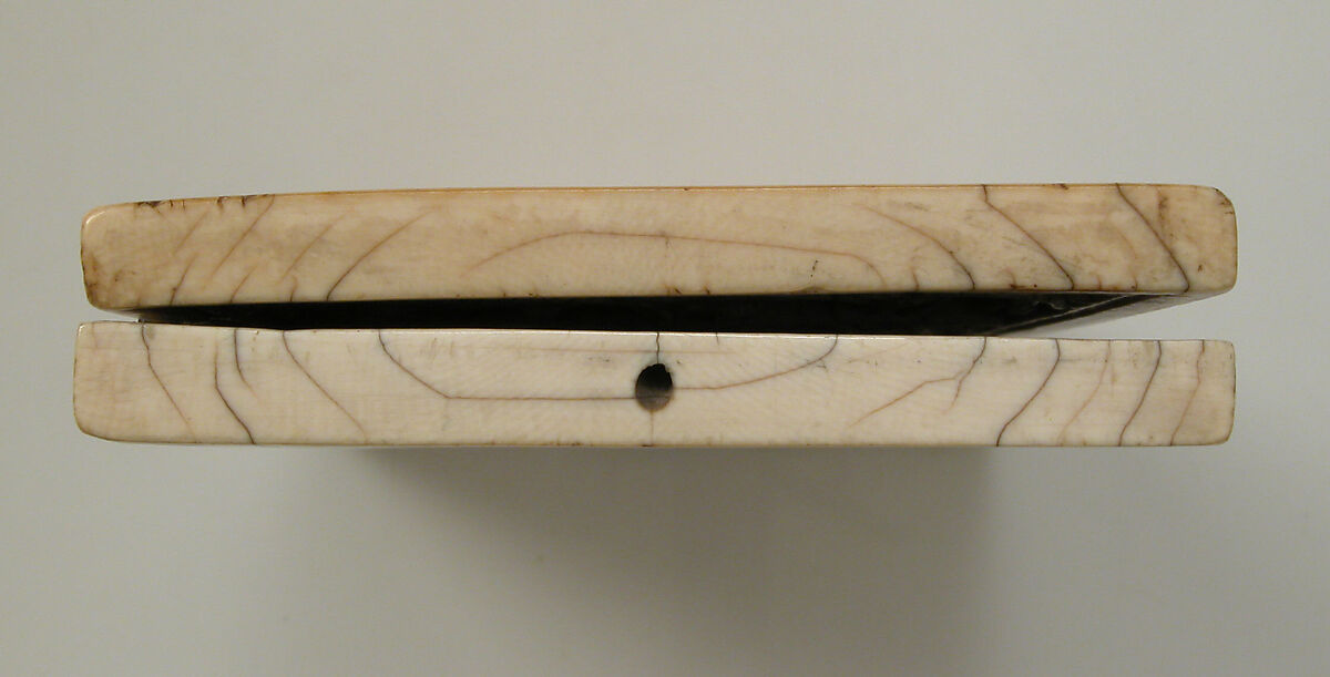 Diptych with Scenes from the Life of Christ, Elephant ivory with traces of paint and metal mounts, French