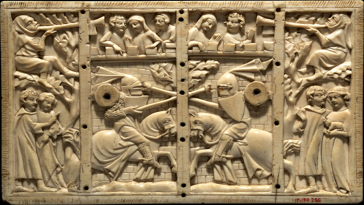 Top Panel of a Box, Elephant ivory, French 