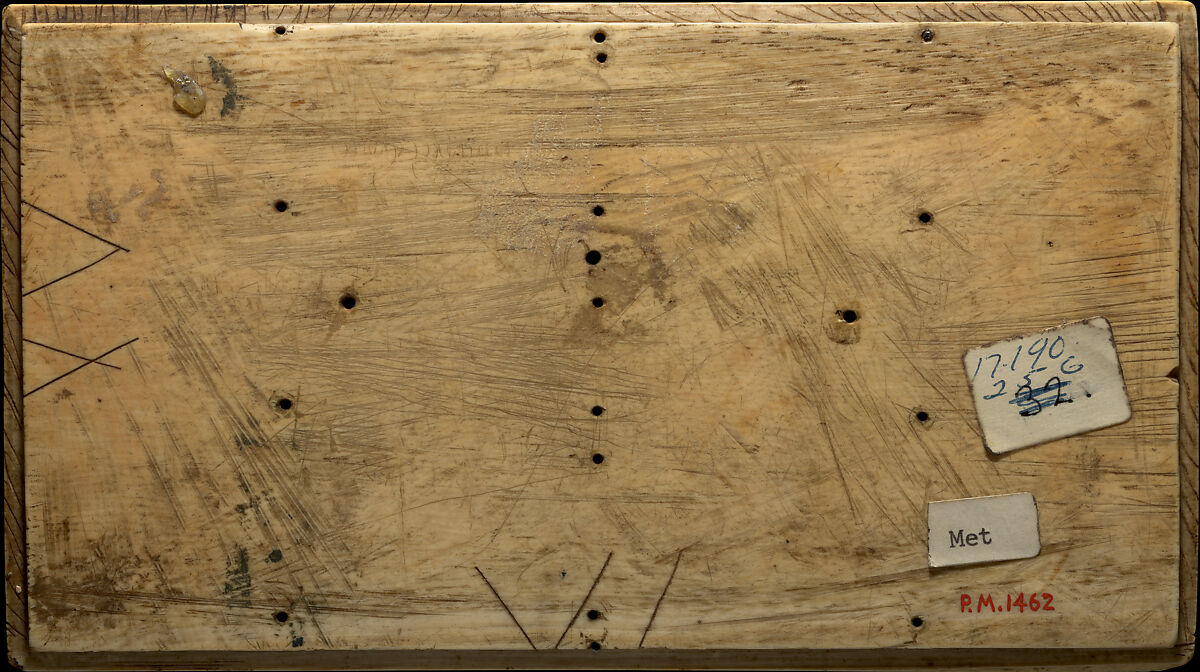 Top Panel of a Box, Elephant ivory, French