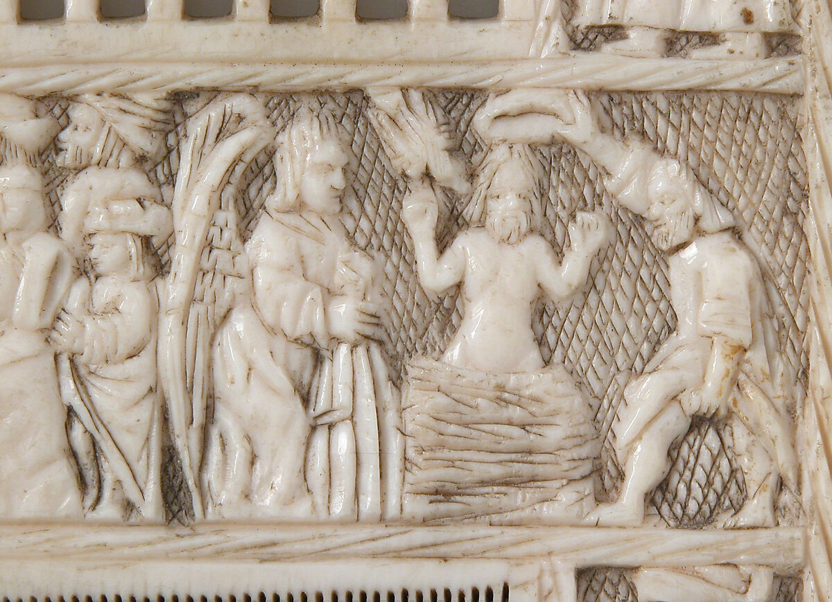 Comb, Elephant ivory, North French or Netherlandish