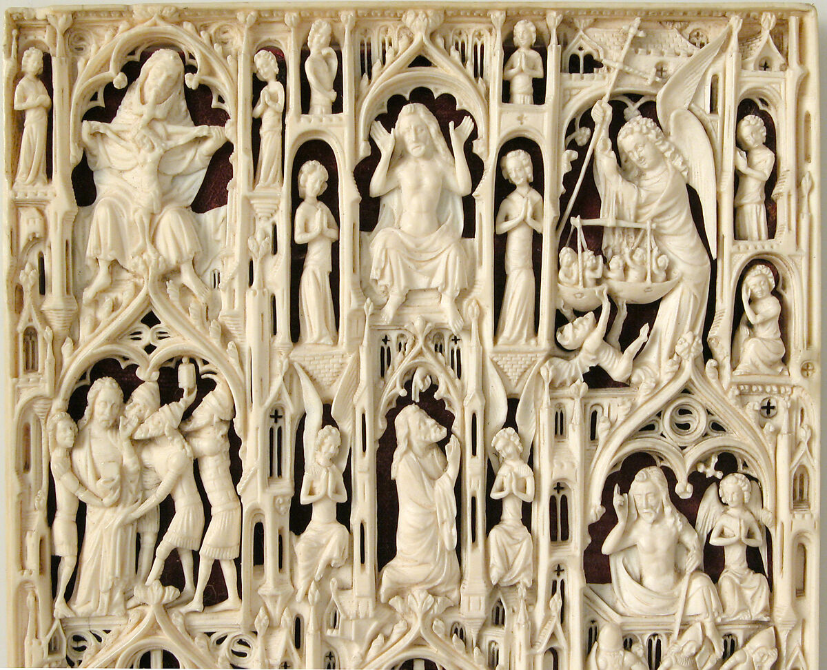 Leaf from a Diptych, Elephant ivory, British