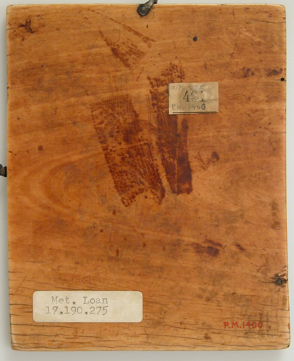 Central Leaf of a Diptych, Elephant ivory with metal mounts, French (?) or North Italian