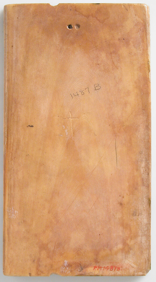 Painted Diptych, Elephant ivory with paint, French or North Spanish