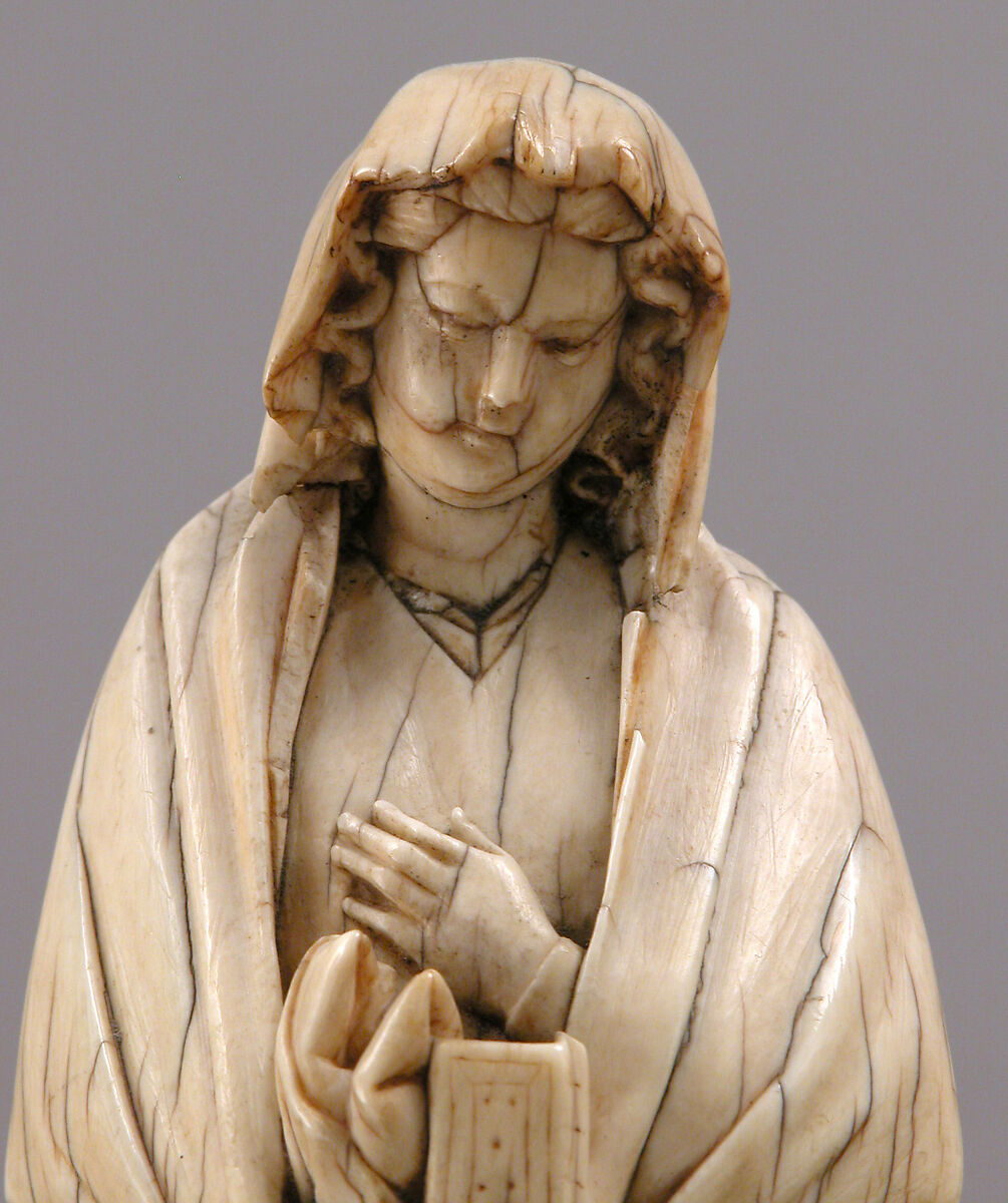 Virgin of the Annunciation, Elephant ivory, French