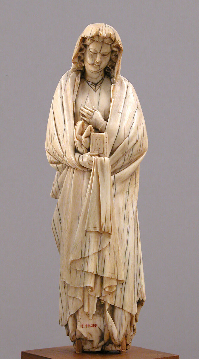 Virgin of the Annunciation, Elephant ivory, French