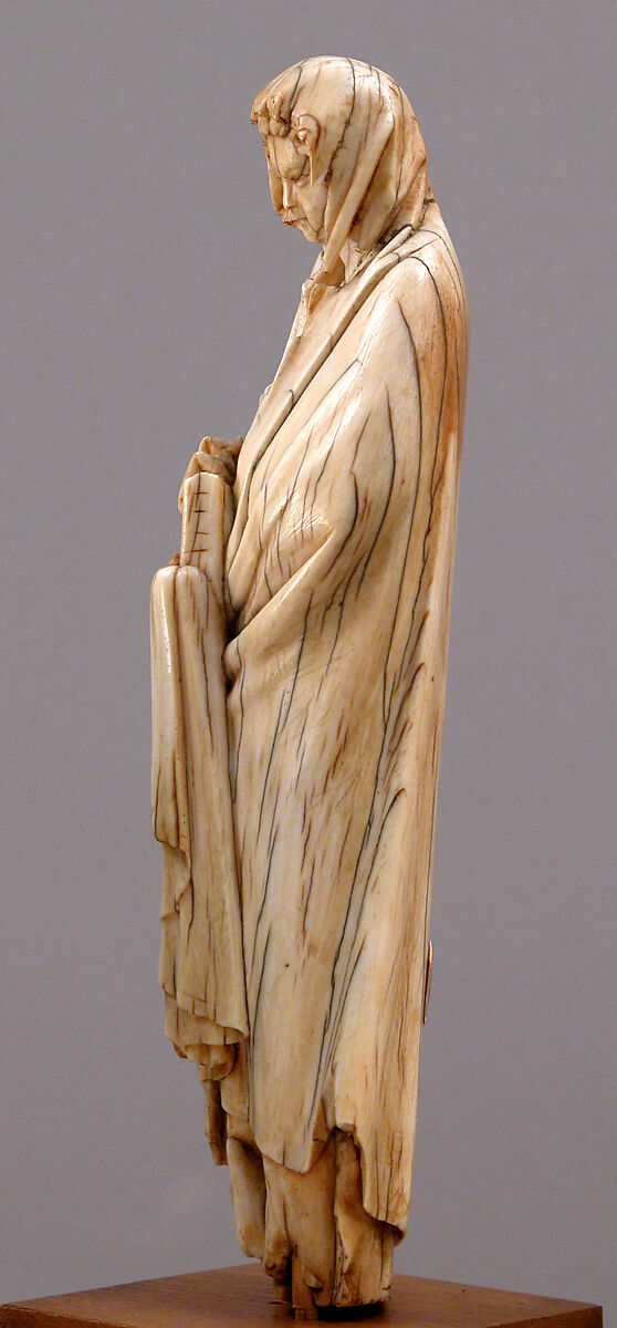 Virgin of the Annunciation, Elephant ivory, French