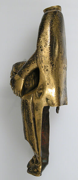 Saint Valerie, Copper repoussé gilt, French