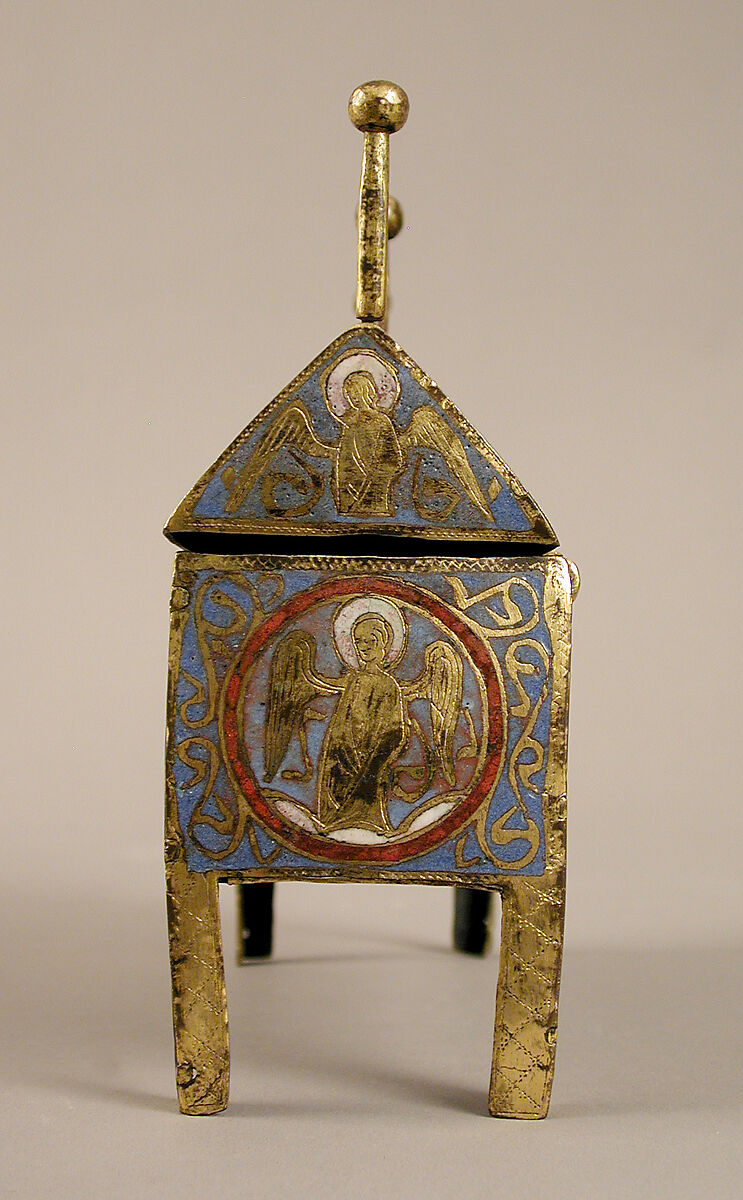 Chasse, Copper-gilt, champlevé enamel, French