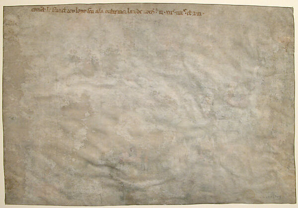 Manuscript Leaf with the Crusades of St. Louis, Tempera, ink, and metal leaf on parchment, French