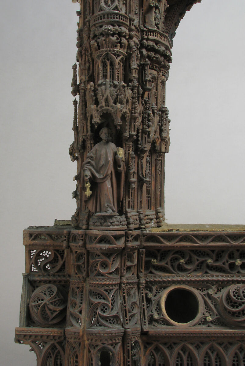 Shrine, Wood, metal, glass mirrors, gilding, Italian