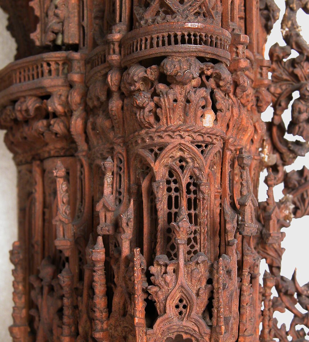 Shrine, Wood, metal, glass mirrors, gilding, Italian