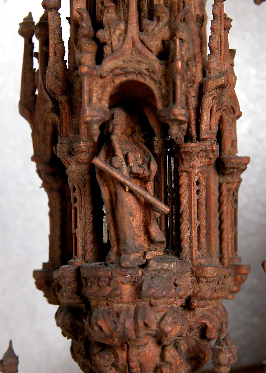 Shrine, Wood, metal, glass mirrors, gilding, Italian