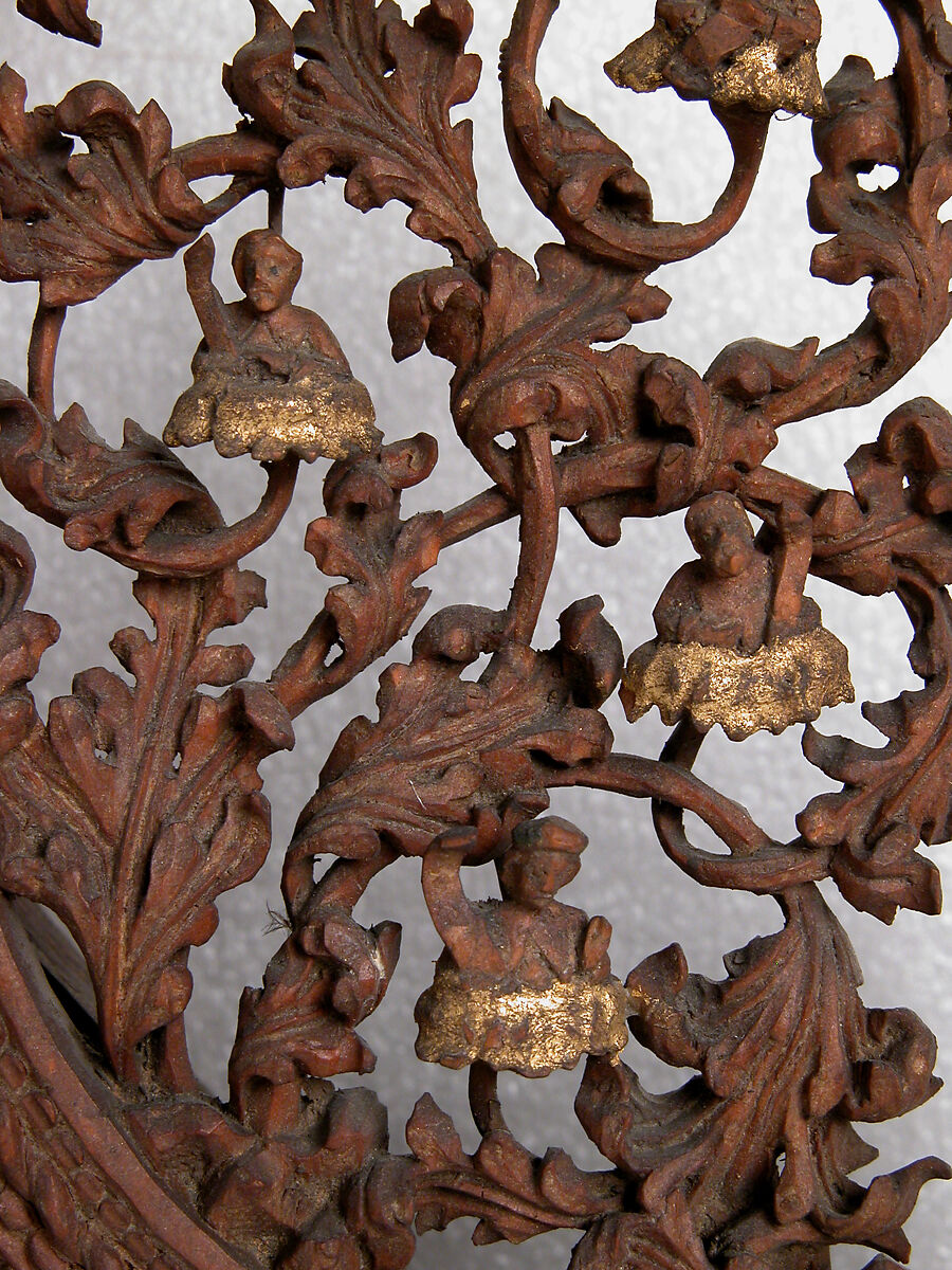 Shrine, Wood, metal, glass mirrors, gilding, Italian