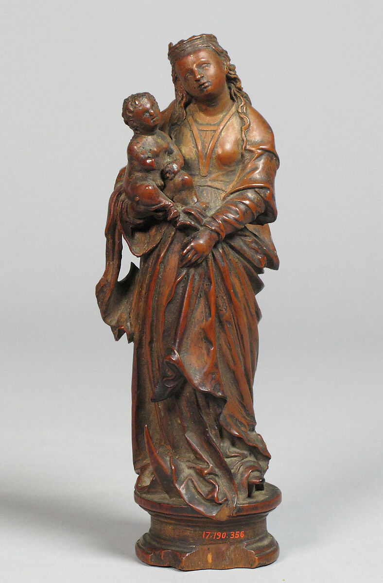 Virgin and Child, Boxwood, South Netherlandish 