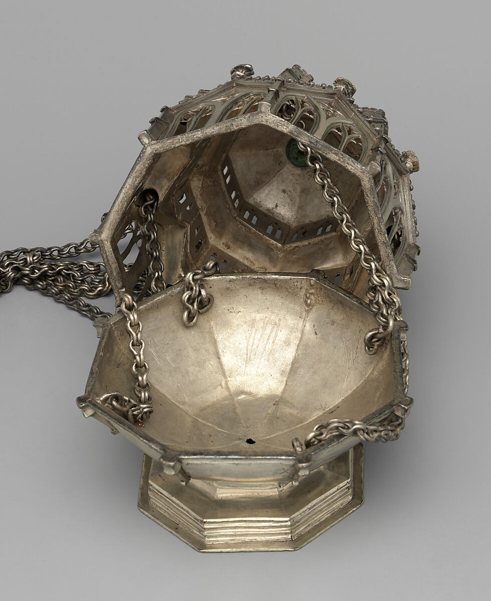 Censer, Silver, raised and cast, Swiss