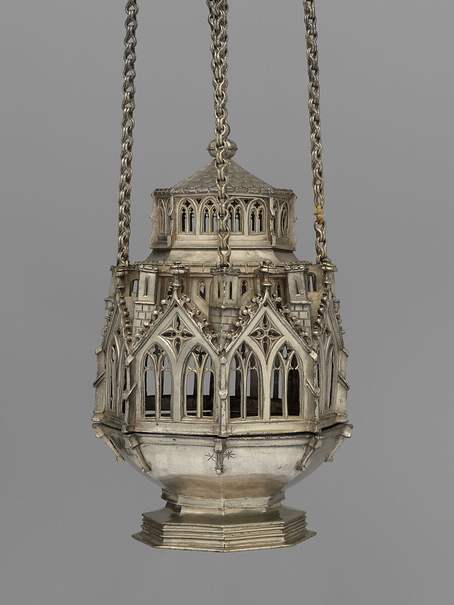 Censer, Silver, raised and cast, Swiss