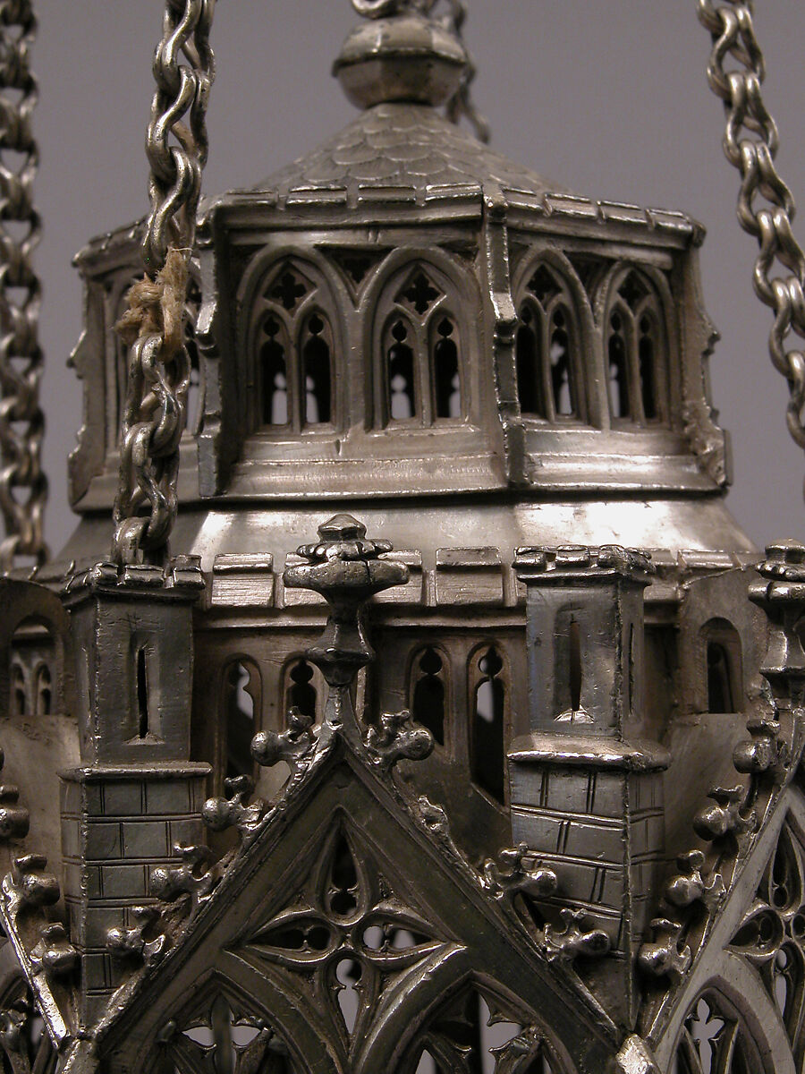 Censer, Silver, raised and cast, Swiss