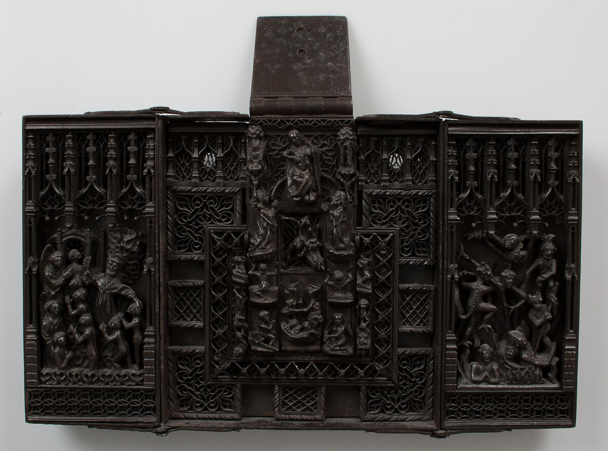 Lock, Iron, copper alloy bells, French