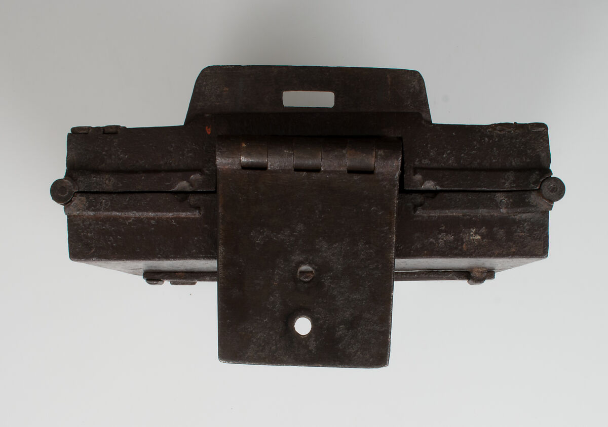 Lock, Iron, copper alloy bells, French