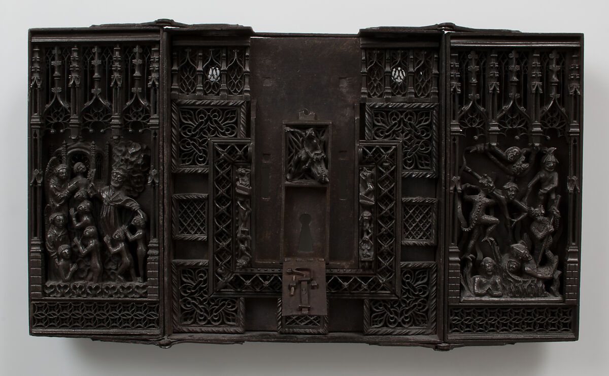 Lock, Iron, copper alloy bells, French