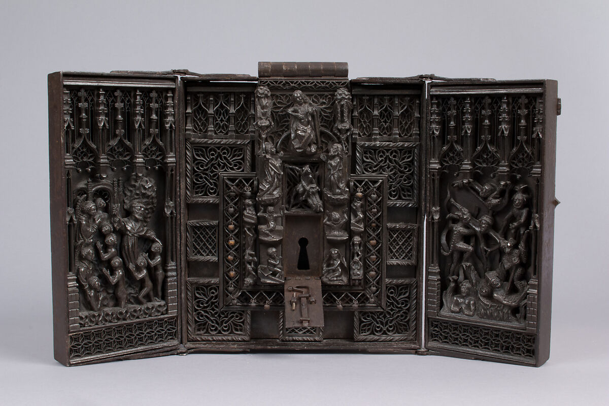 Lock, Iron, copper alloy bells, French