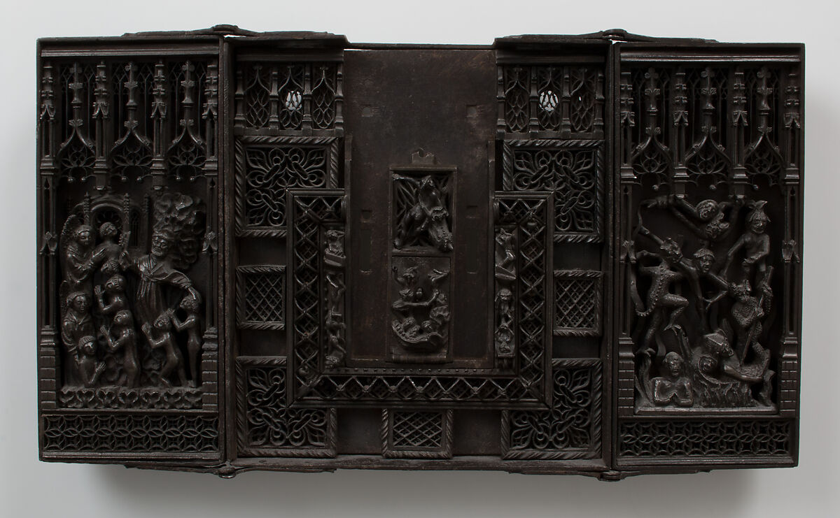 Lock, Iron, copper alloy bells, French