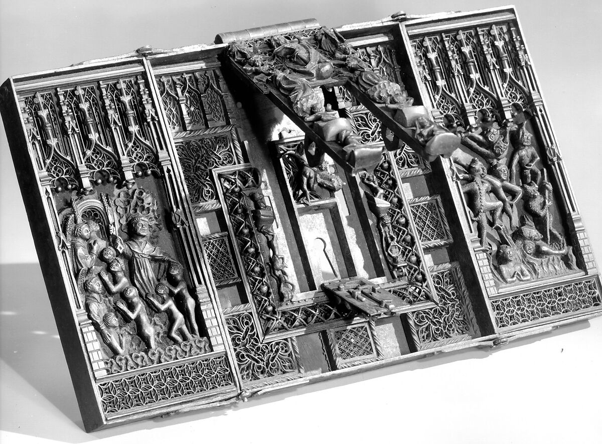 Lock, Iron, copper alloy bells, French