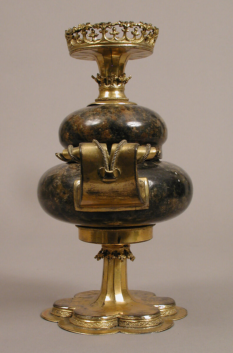 Covered Cup, Gabbro, copper-gilt, German