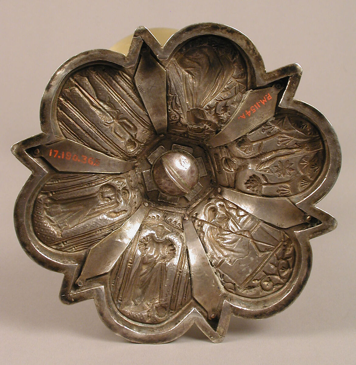 Chalice, Enamel, silver gilt, Spanish