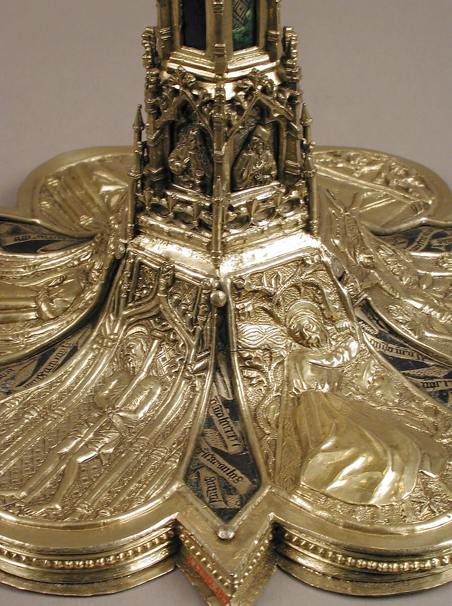 Chalice, Enamel, silver gilt, Spanish