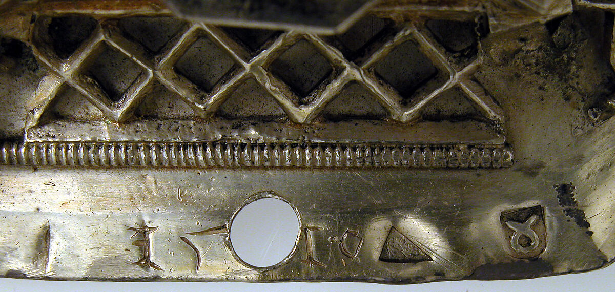 Standing Virgin and Child, Silver, silver-gilt, German