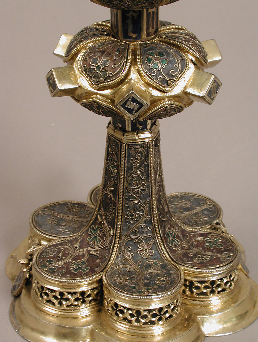 Chalice, Cloisonné enamel, silver-gilt, Hungarian